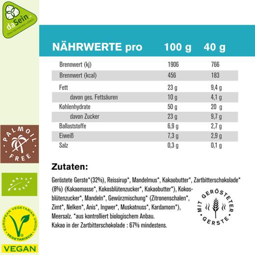 Tzampas Choco Riegel 40g