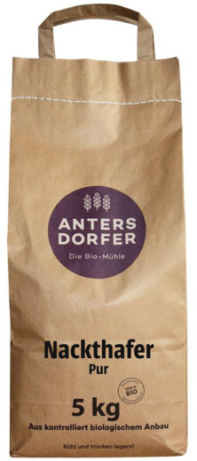 Nackthafer pur Bio 5kg keimfähig