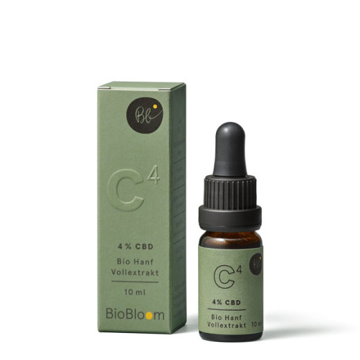 4 % Bio CBD Öl Hanfextrakt 10ml C4