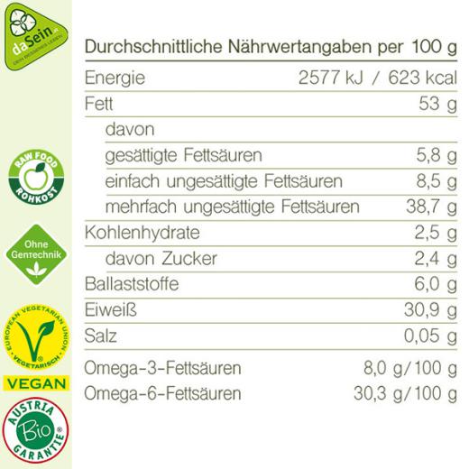 Hanfsamen geschält 250g BIObloom