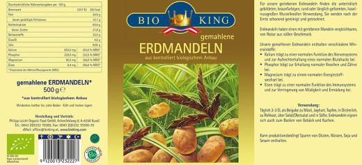 Erdmandeln gerieben 500g bio