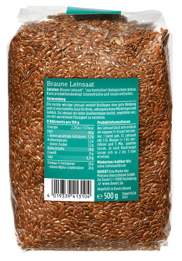 Leinsamen braun 500g
