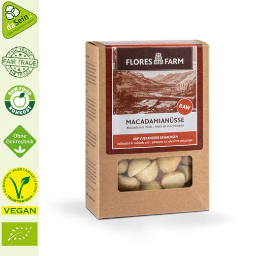 Macadamianüsse 75g Rohkostqualität - auf Vulkanerde gewachsen