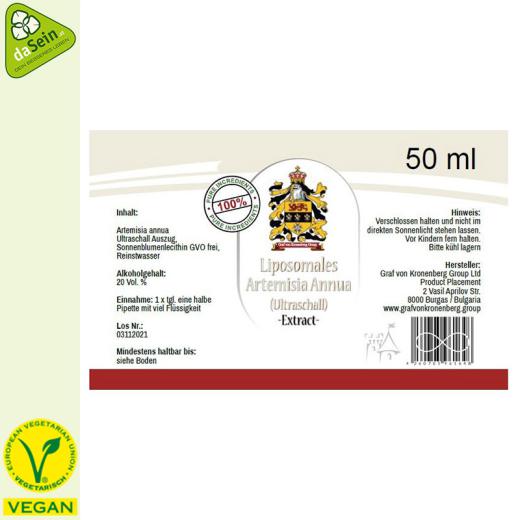 Artemisia Annua Ultraschall Extraktion 50ml liposomal