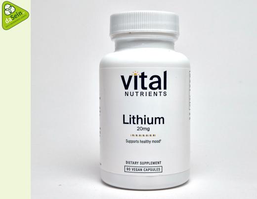 Lithium Orotat 20mg hochdosiert 90 Kapseln