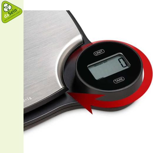 CASO Küchenwaage EcoMaster - batterielose Nutzung