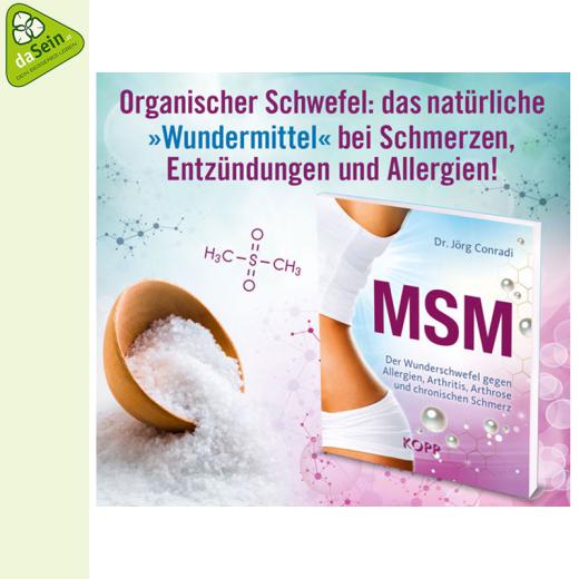 MSM Buch von Dr. Jörg Conradi