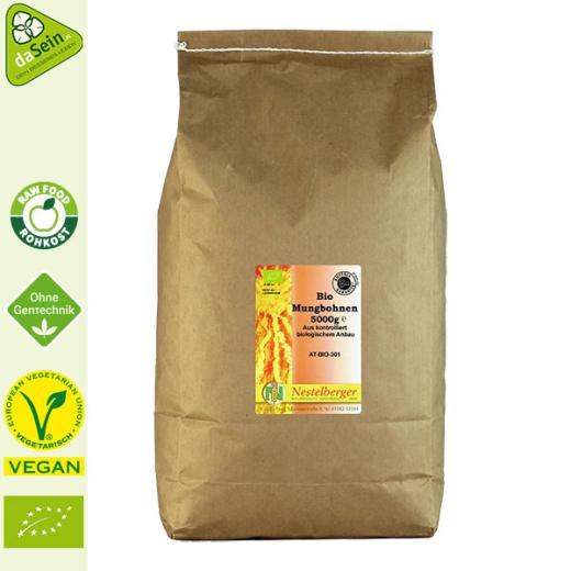 Mungbohnen 5kg Bio