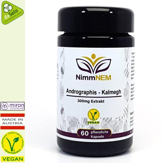 Andrographis Kalmegh Extrakt 300mg 60 Kapseln