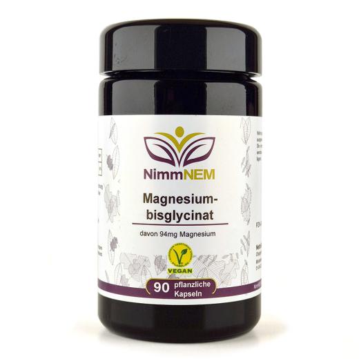 Magnesium Bisglycinat 94mg 90 Kapseln
