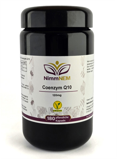 Co-Enzym Q10 120mg (Ubichinon) 180 Kapseln