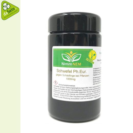 Schwefel pH.Eur anorganisch 1000mg 90 Kapseln