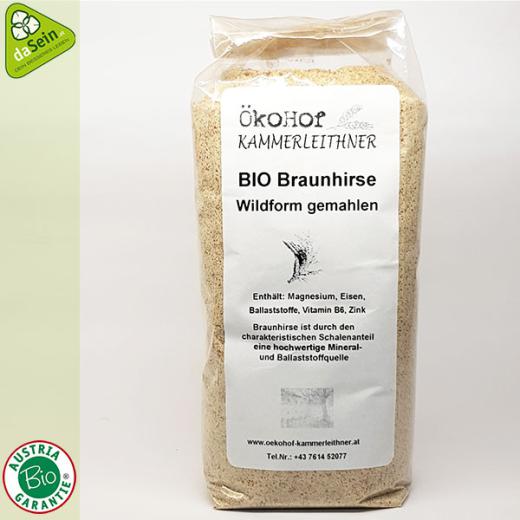 Braunhirse gemahlen 500g Wildform Bio