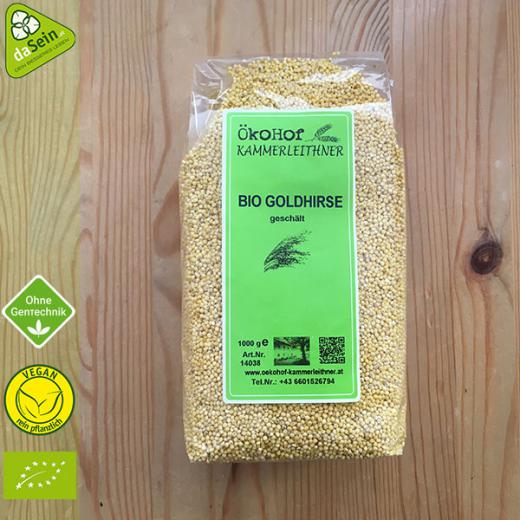 Goldhirse 1kg geschält Bio