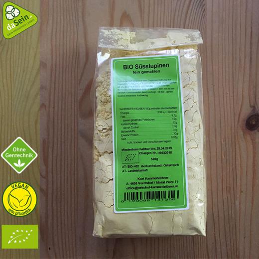 Süßlupinen GEMAHLEN 500g Bio