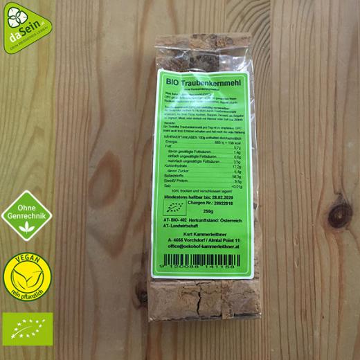 Traubenkernmehl 250g Bio mit OPC