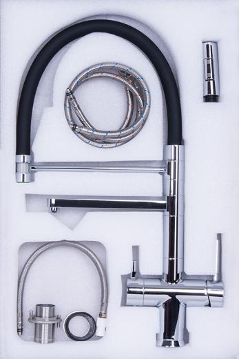 POSEIDON Chrom 3in1 Wasserhahn
