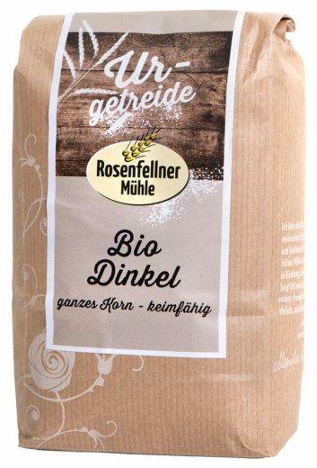 Dinkel URgetreide Ebners Rotkorn keimfähig 1kg Bio