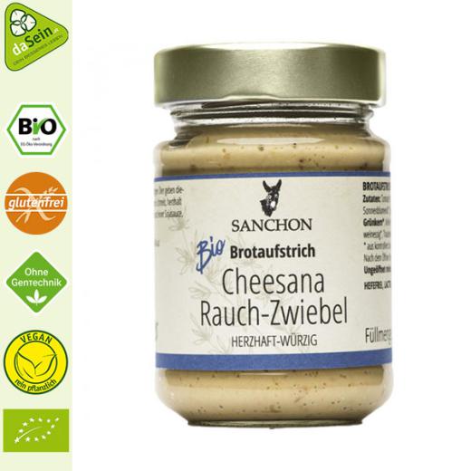 Brotaufstrich Cheesana Rauch-Zwiebel 170g Bio