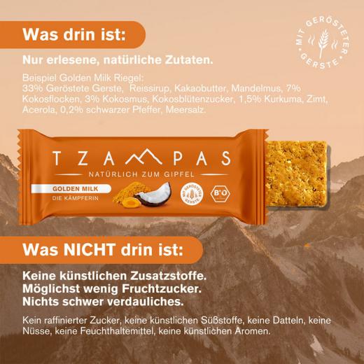 Tzampas Golden Milk Riegel 40g