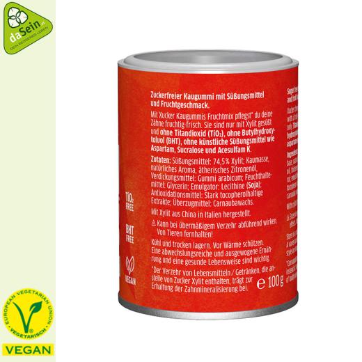 Kaugummi Xylit 100g Fruchtmix