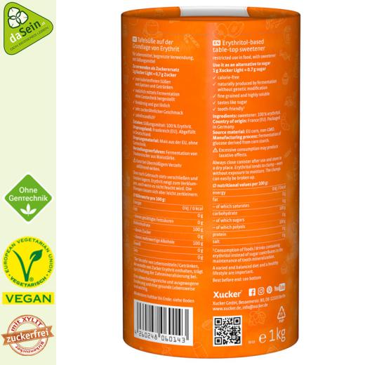 Xucker LIGHT 1kg aus Erythrit