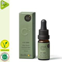 8 % Bio CBD Öl Hanfextrakt 10ml C8