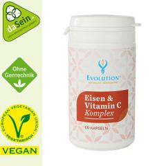 Eisen + Vitamin C Komplex 60 Kapseln