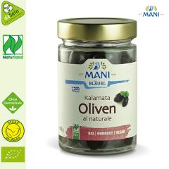 Kalamata Oliven schwarz 205g Bio naturale