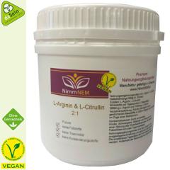 L-Arginin & L-Citrullin 2:1 Pulver 300g