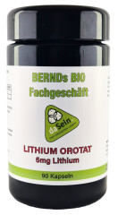 Lithium Orotat 5mg 90 Kapseln