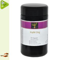 Kupfer 2mg + 100mg Vitamin C - 60 Kapseln