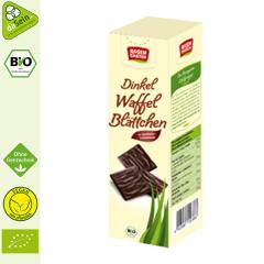 Waffelblättchen Zartbitter 125g Bio