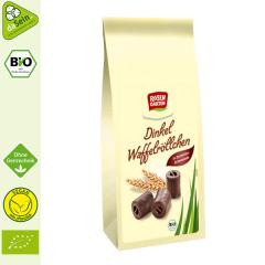 Waffelröllchen Zartbitter 150g Bio