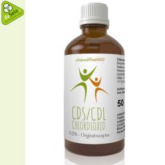 Chlordioxid Lösung CDL/CDS 50ml Braunglas