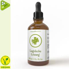 Lugolsche Jod Lösung 5% 100ml Pharmaqualität