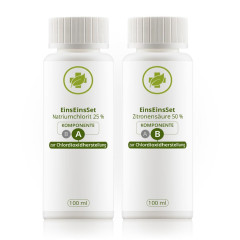 Eins Eins Set - Chlordioxid (Aquapur Ersatz) 2x100ml